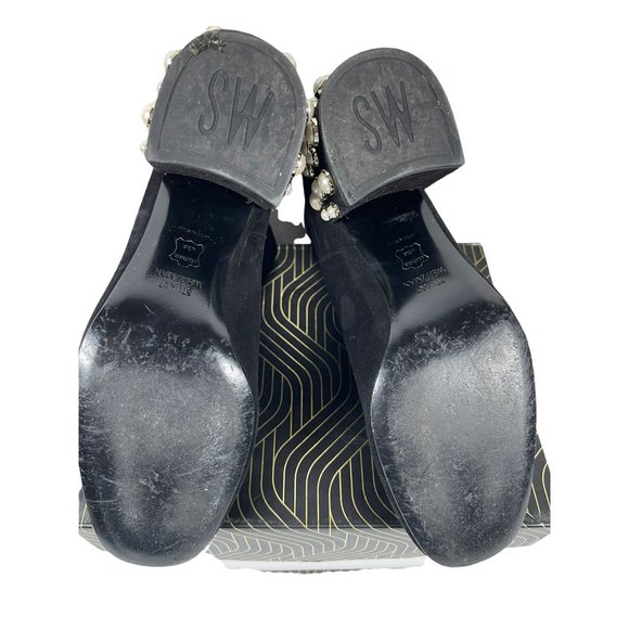 Stuart Weitzman Black Pearl Bacari Boots/Booties Size 6 M - Picture 5 of 7